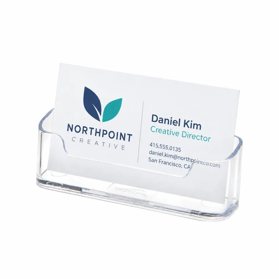 Deflecto Business Card Holder visitkortshållare klar