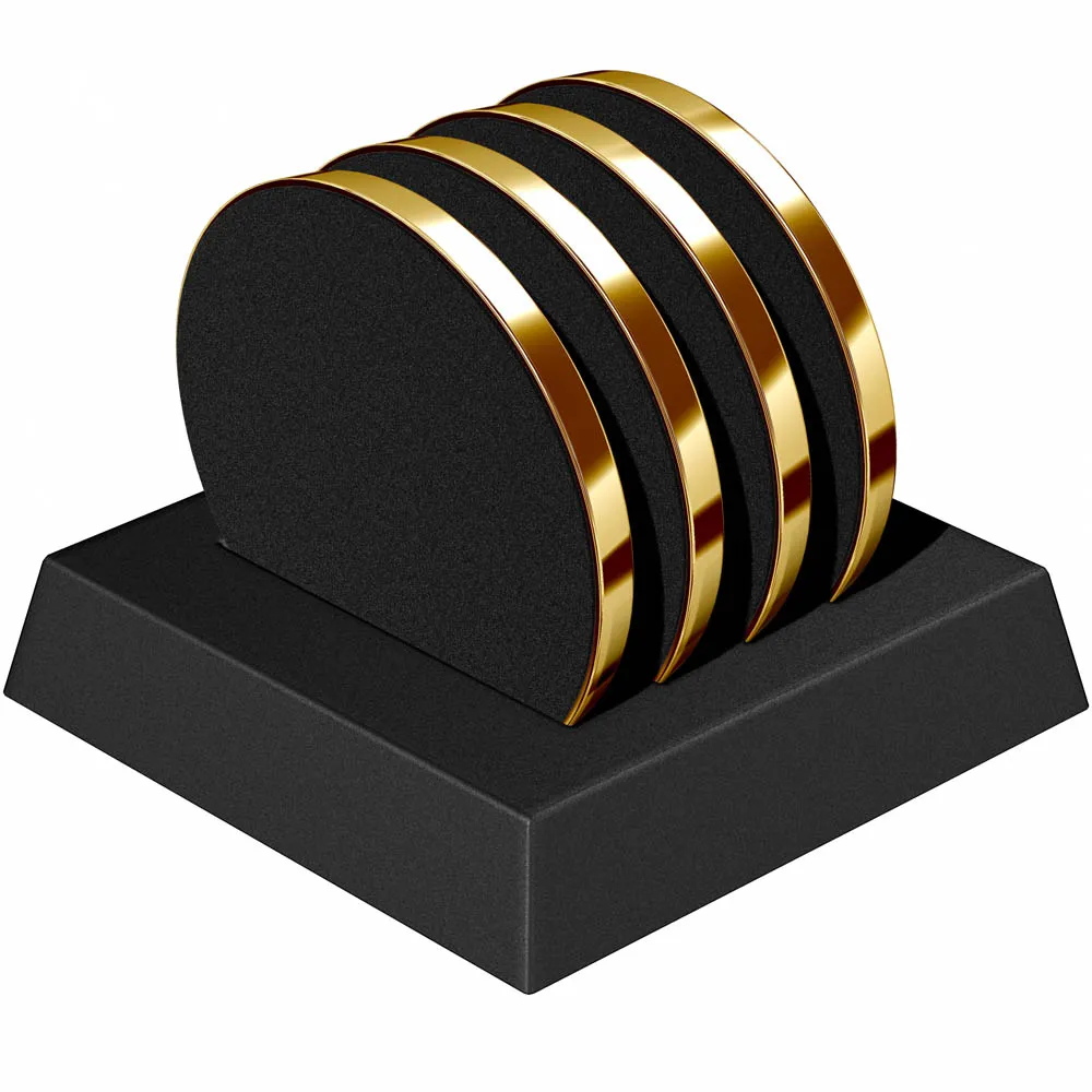 El Casco M-653 L glasunderlägg 23k guld