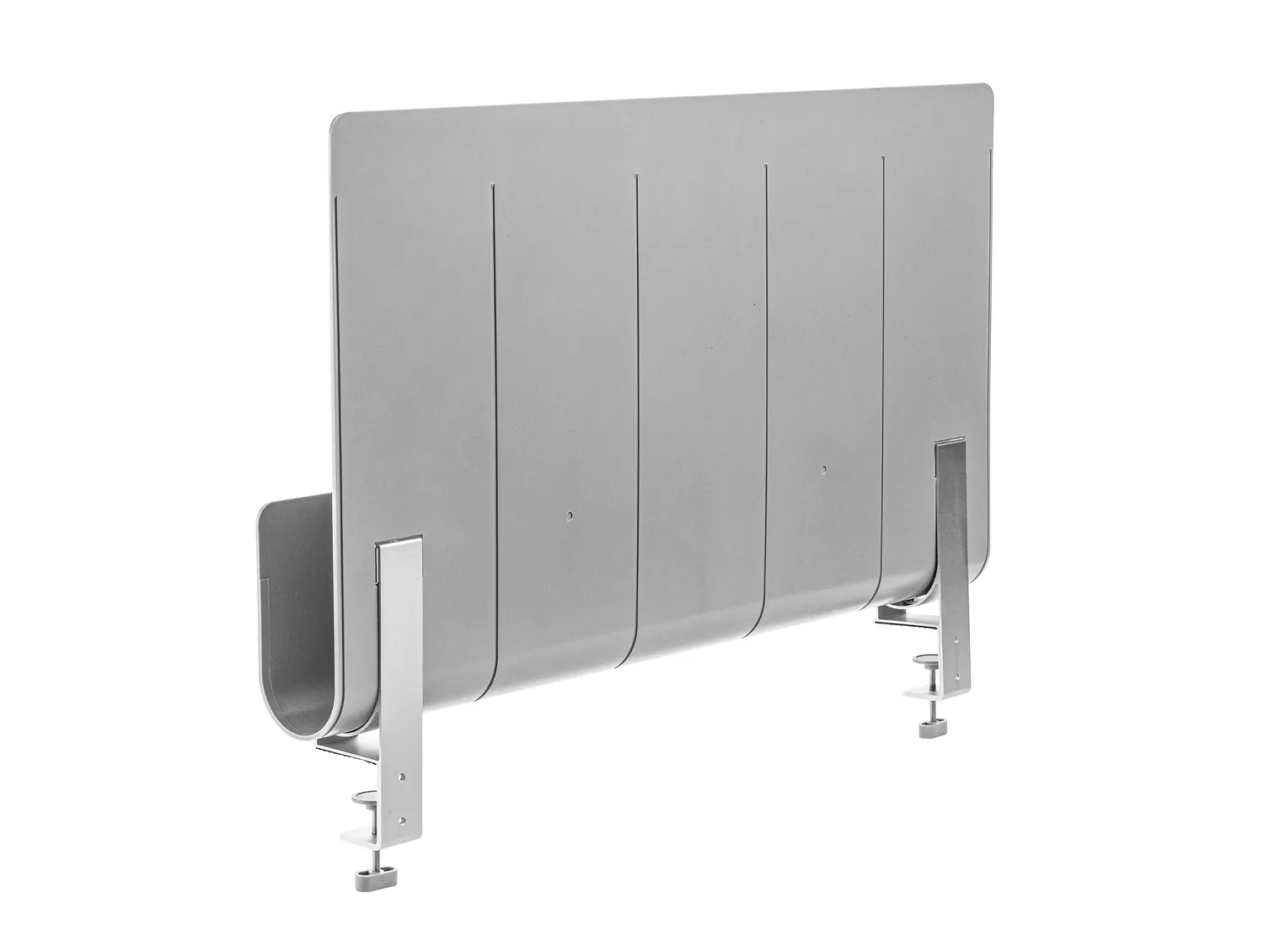 Deflecto Standing Desk sekretesskärm skrivbord med fack 61 cm