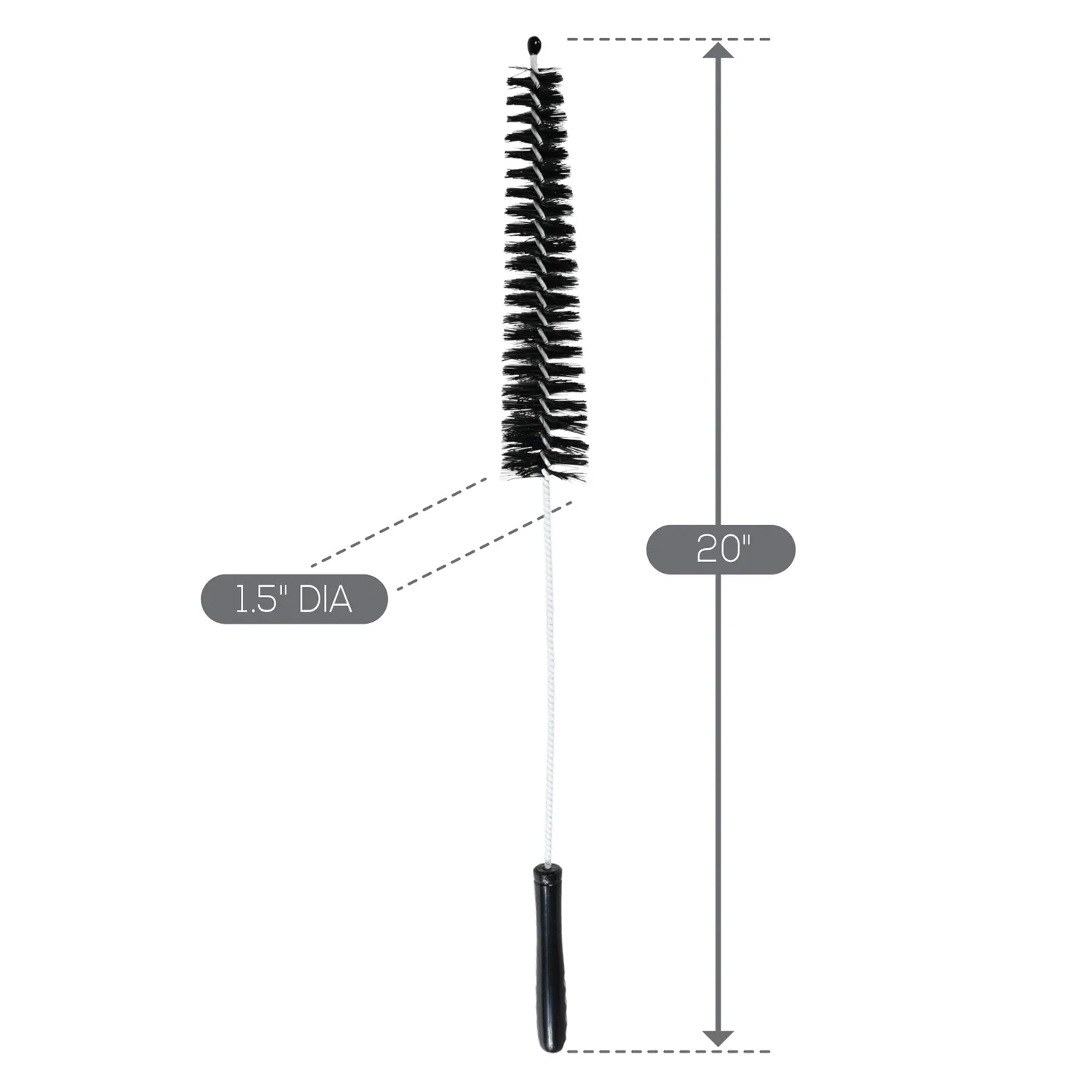 Deflecto Flexible Appliance rengöringsborste 51 cm nylon