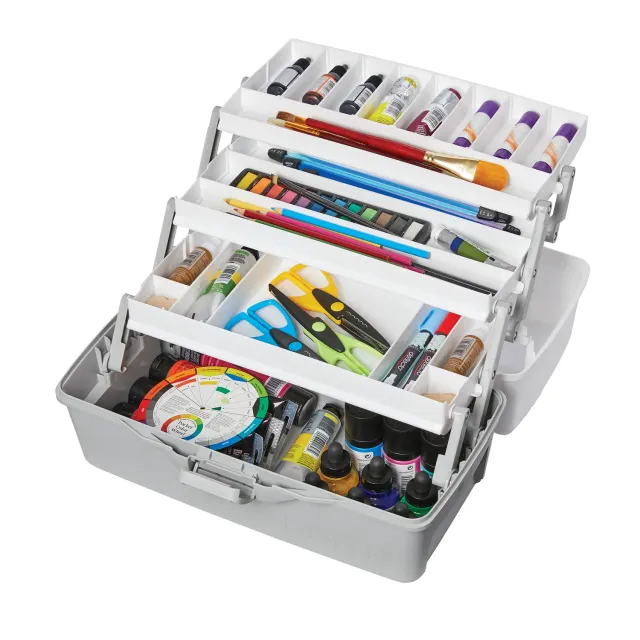 Deflecto Three-Tray Storage Box förvaringsbox 3 fack
