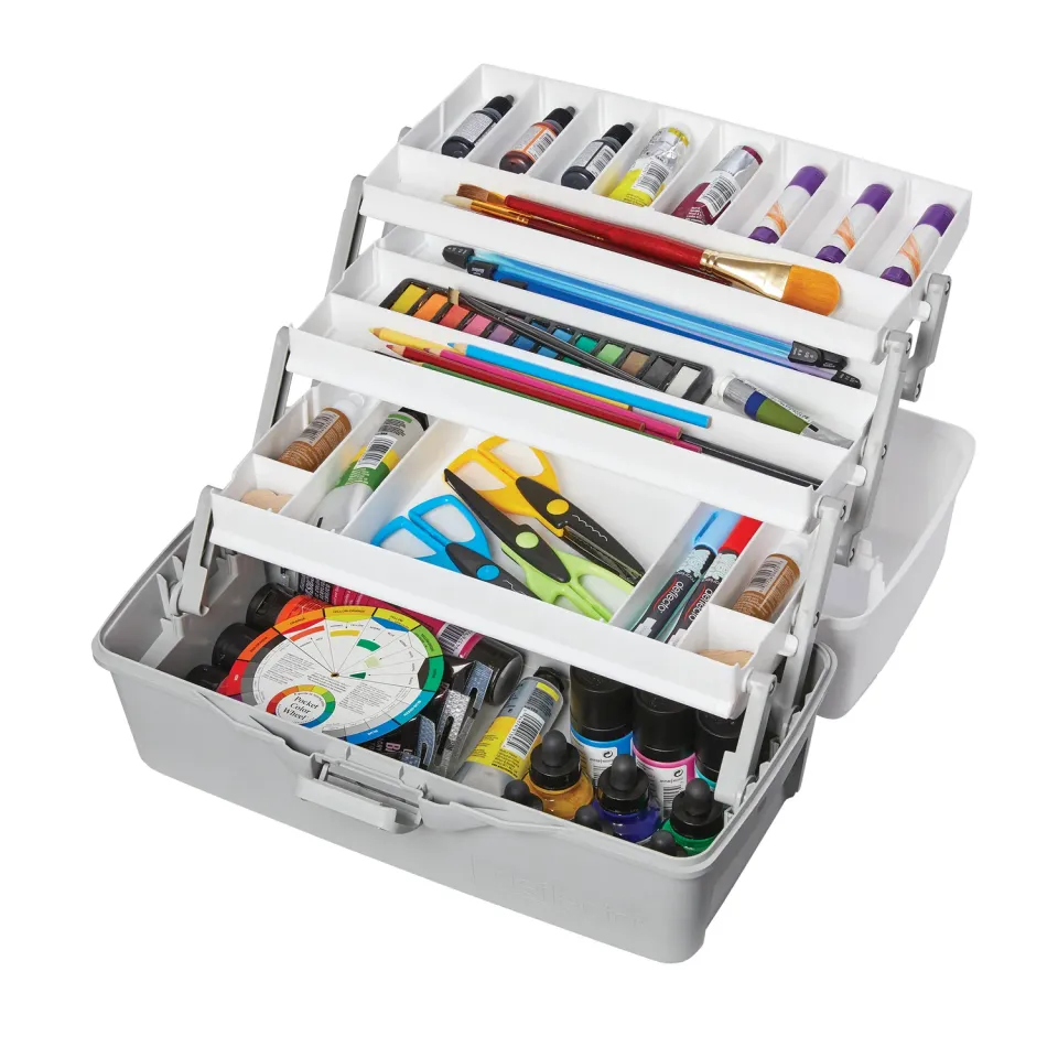 Deflecto Three-Tray Storage Box förvaringsbox 3 fack