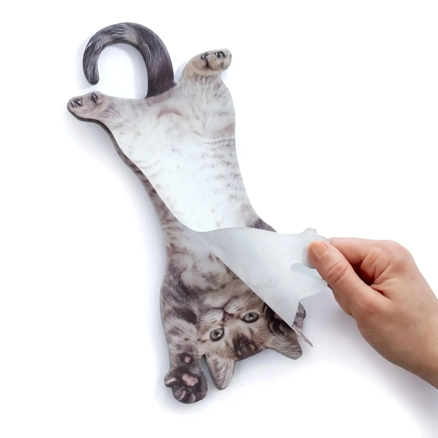 Mustard Cat Hanging klisterlappar katt