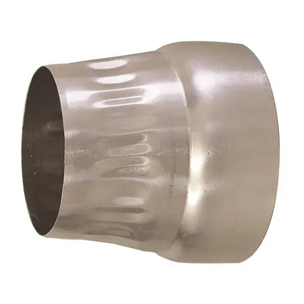 Deflecto Aluminum Increaser Reducer adapter 10 till 7,6 cm