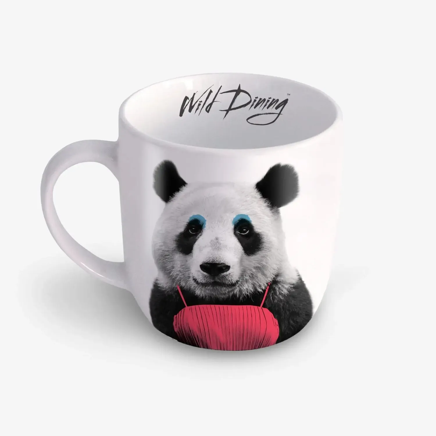 Mustard Patricia Panda mugg keramik pandamotiv