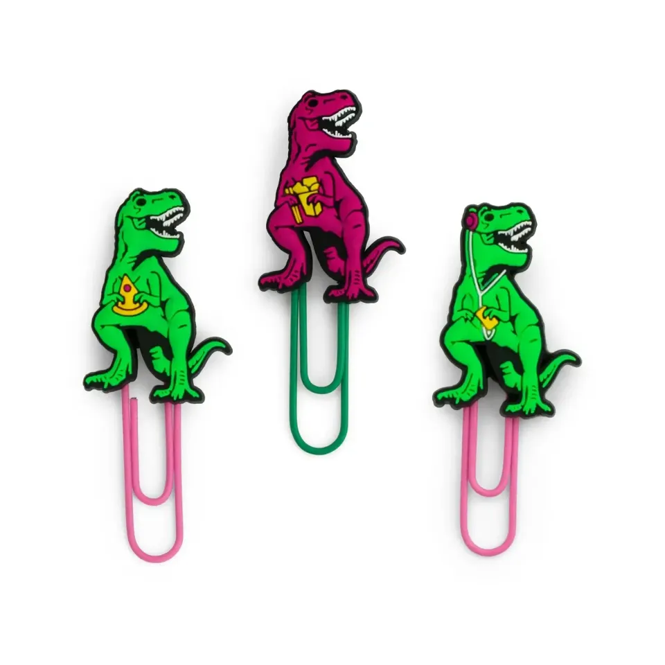 Mustard T-Rex fotohängare 6-pack