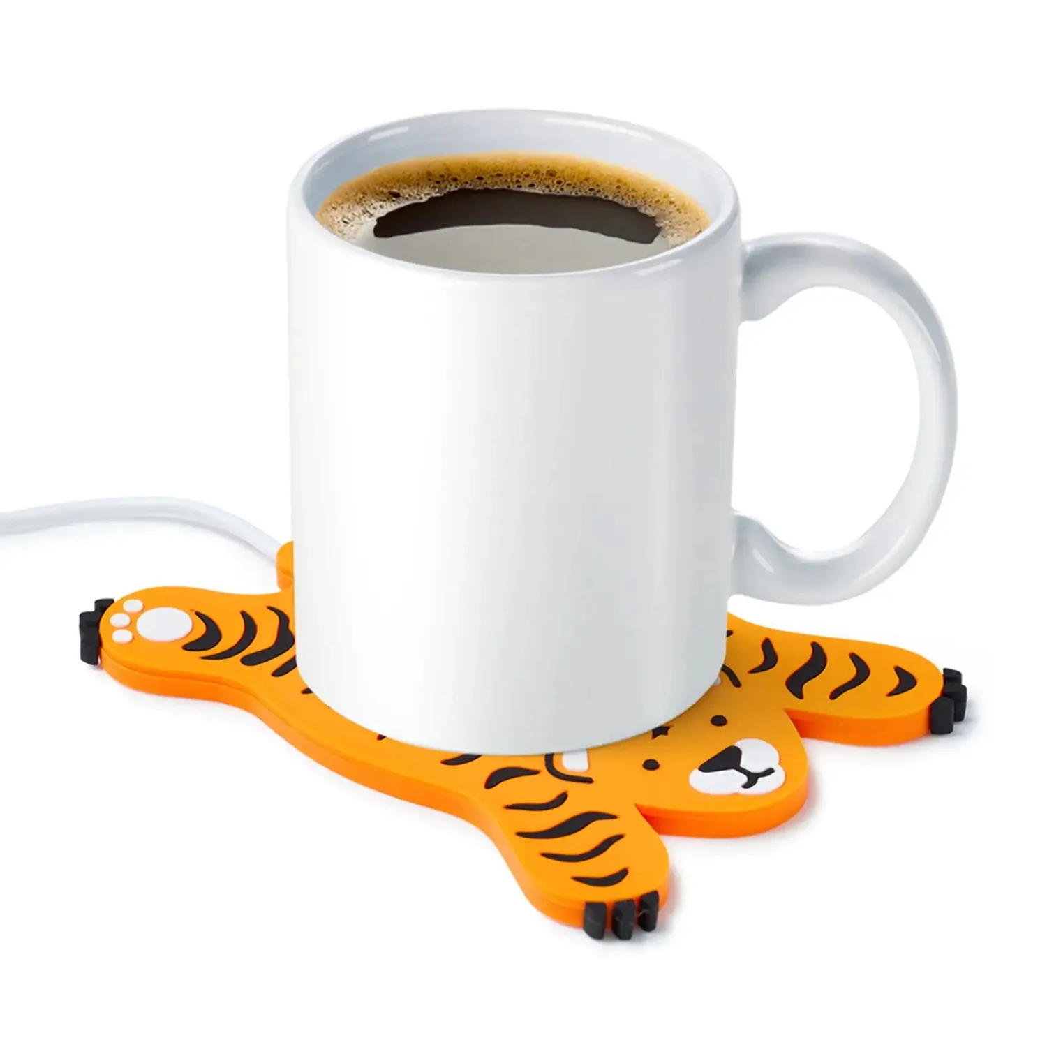 Mustard Sleepy Tiger muggvärmare USB