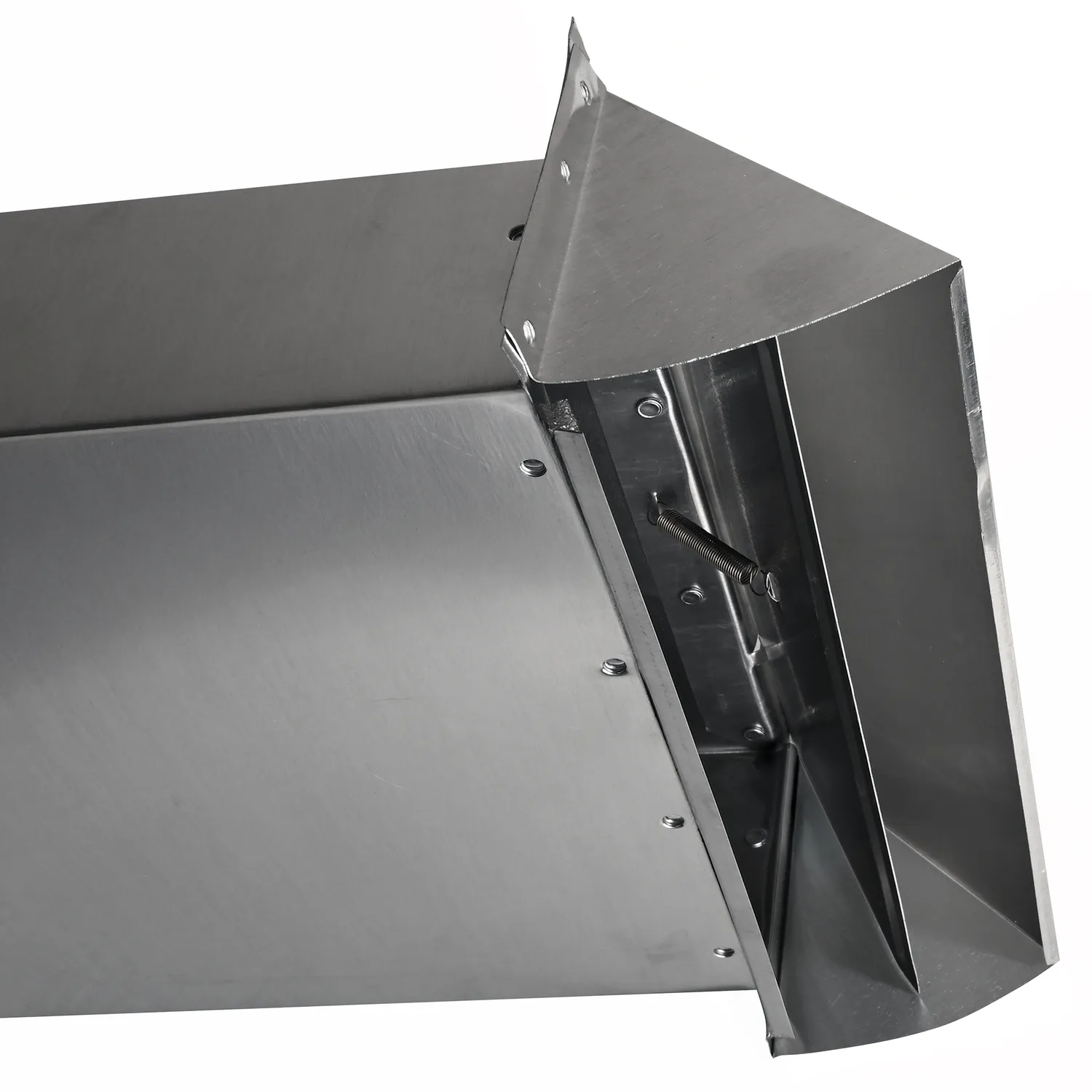 Deflecto Aluminum Wall Cap ytterväggsventil med spjäll