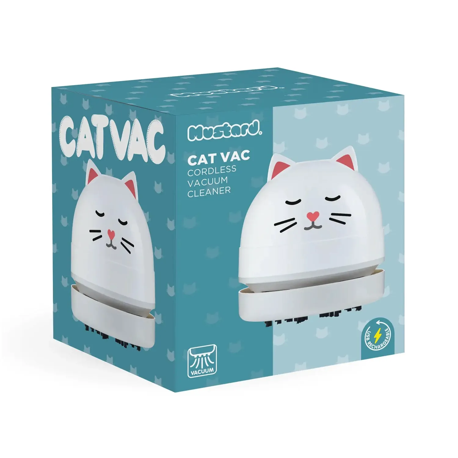 Mustard Cat Vac borddammsugare katt handhållen