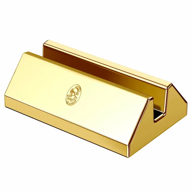 El Casco M-670 L visitkortshållare 23 kt guld