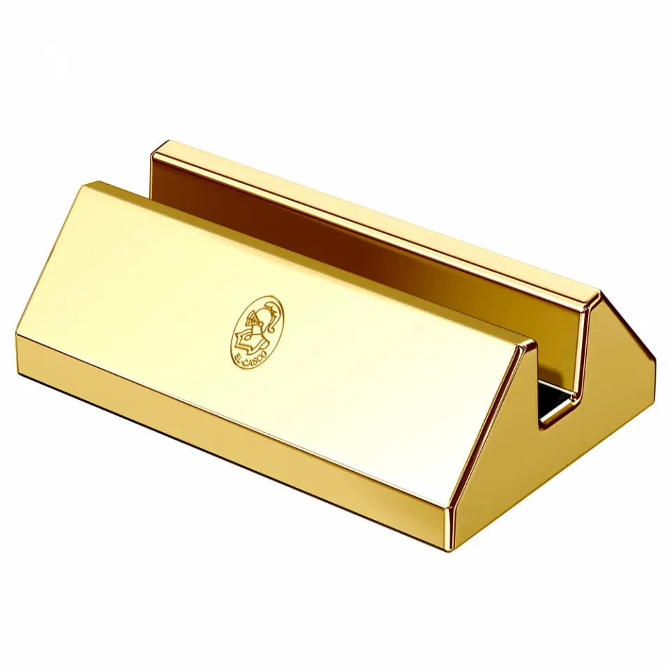 El Casco M-670 L visitkortshållare 23 kt guld