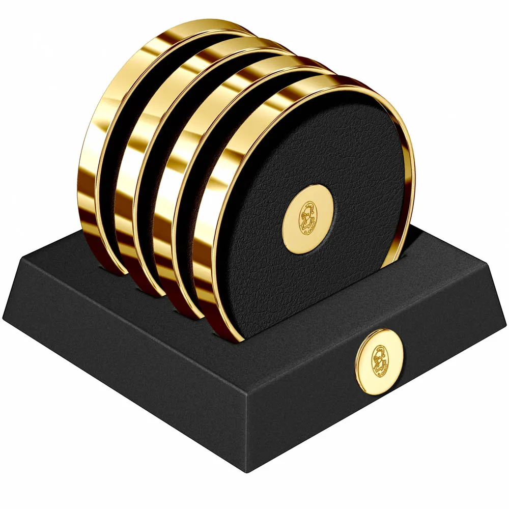 El Casco M-653 L glasunderlägg 23k guld