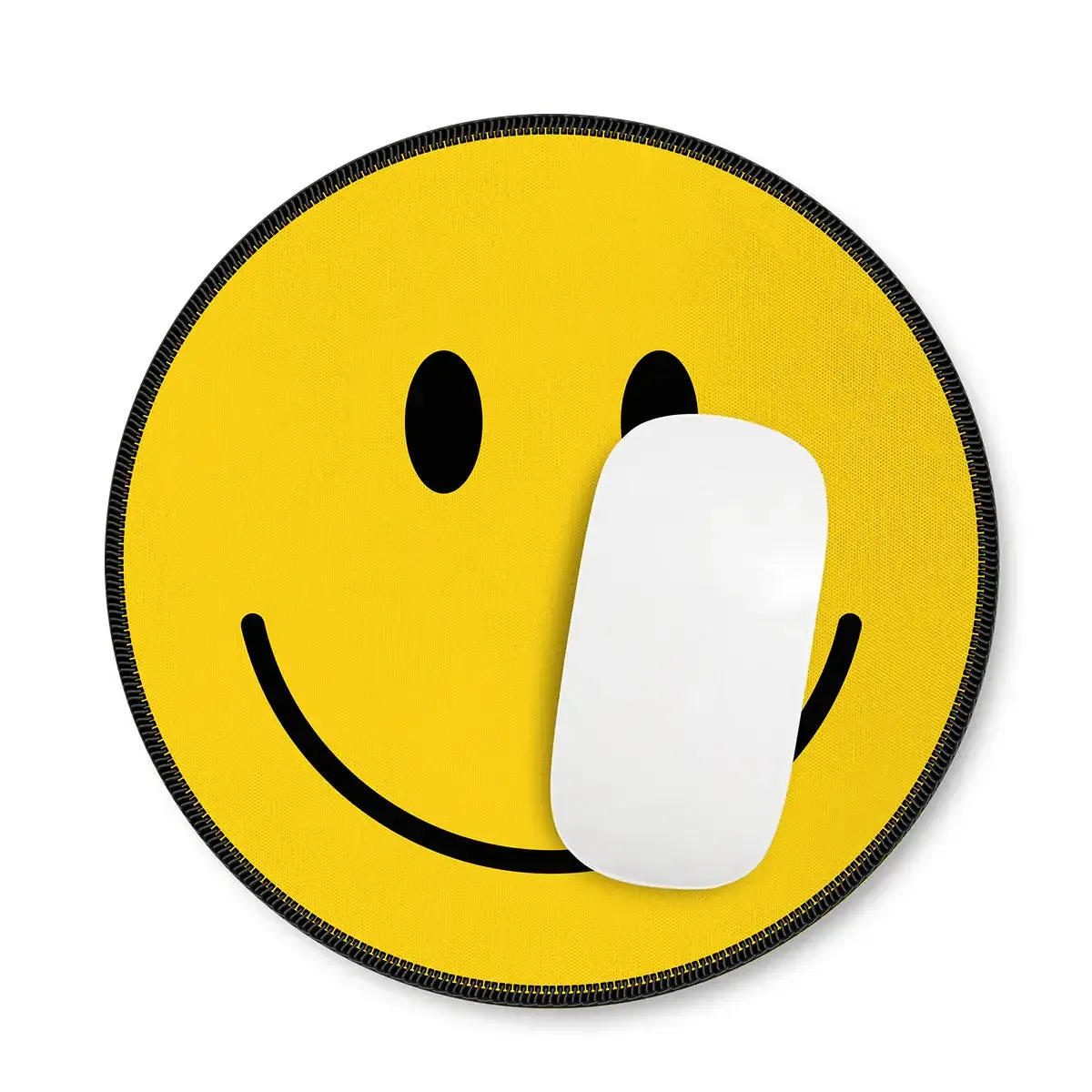 Mustard Happy Face musmatta självlysande