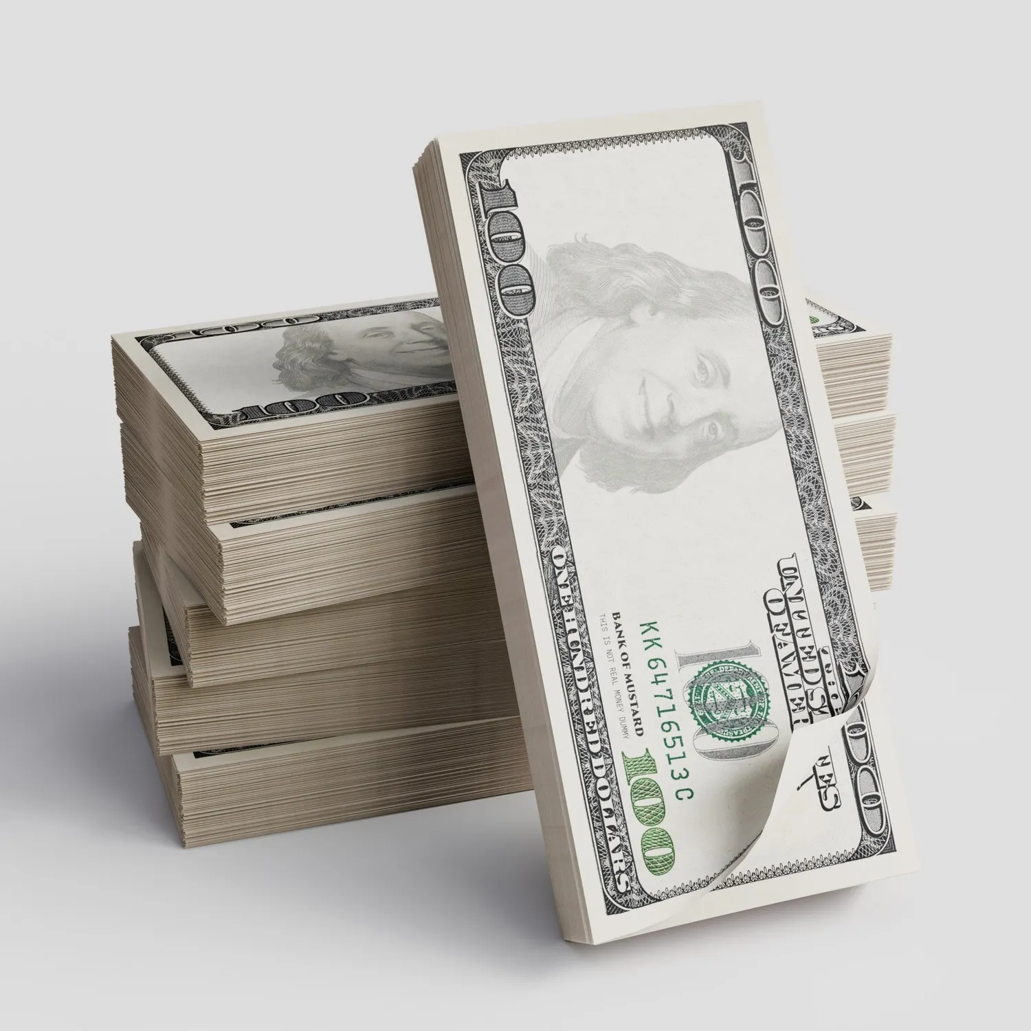 Mustard Cash sticky notes dollarsedlar