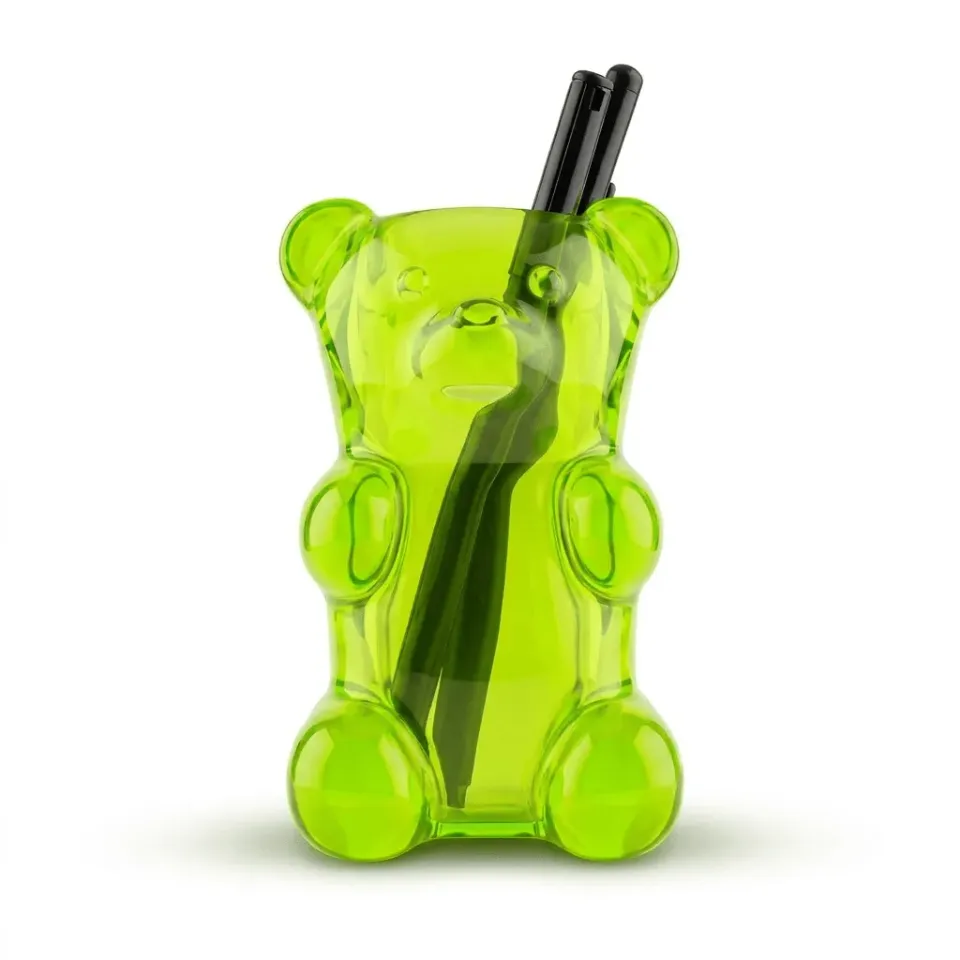Mustard Gummy Bear pennställ grön gummibjörn