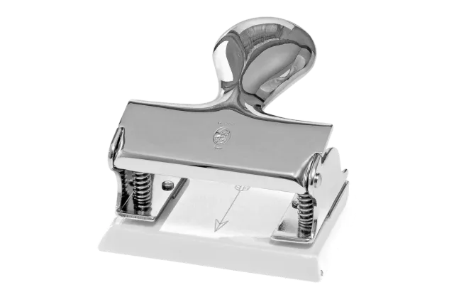 El Casco M-200 hålslag vit krom metall