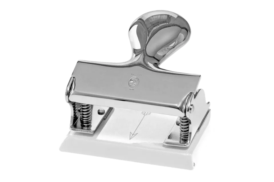 El Casco M-200 hålslag vit krom metall