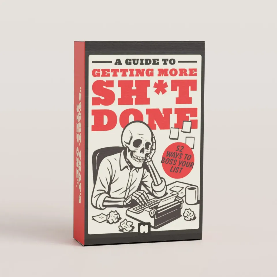 Mustard A Guide To Getting More Sh*t Done kortlek