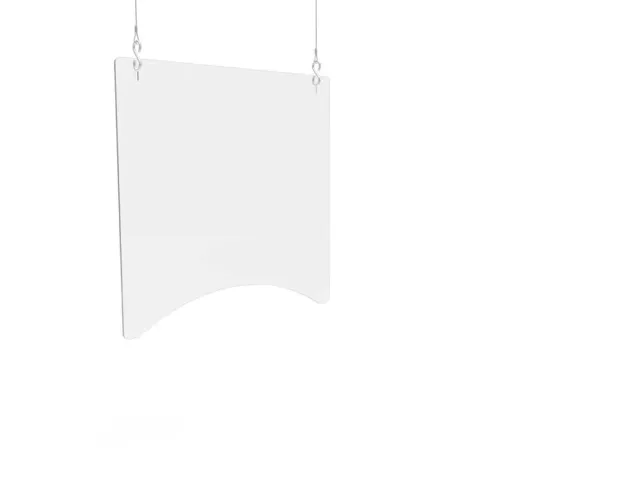 Deflecto Hanging Safety Barrier skyddsskärm 61 x 61 cm