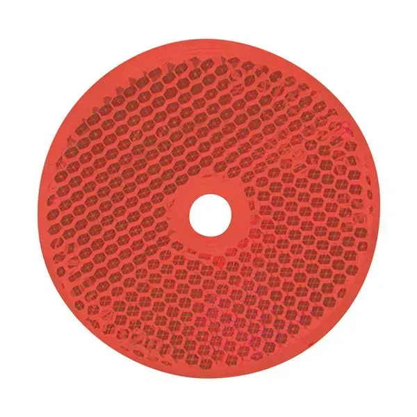 Deflecto Round Reflectors reflex rund med mitthål plast