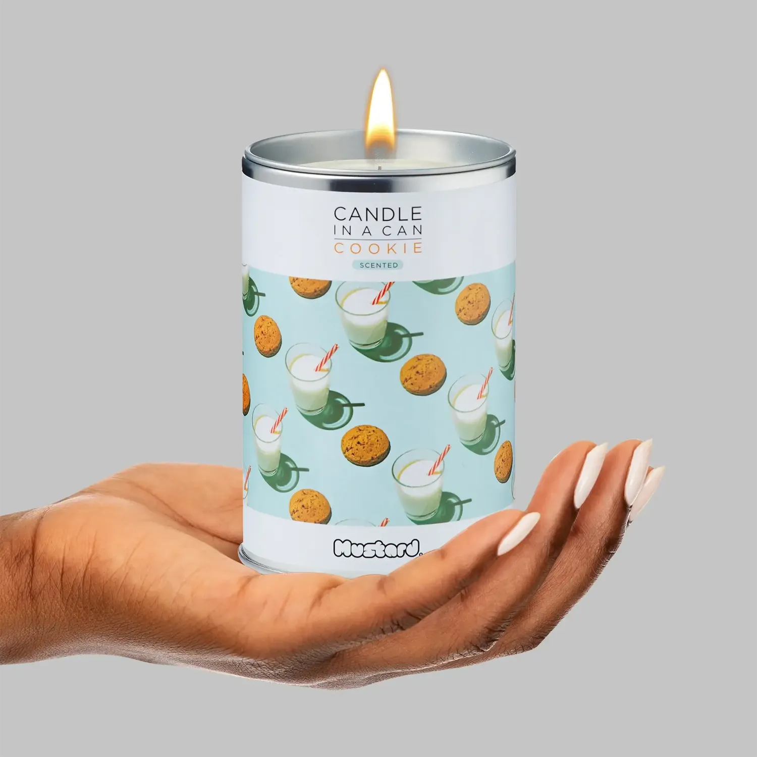 Mustard Candle in a Can doftljus kaka