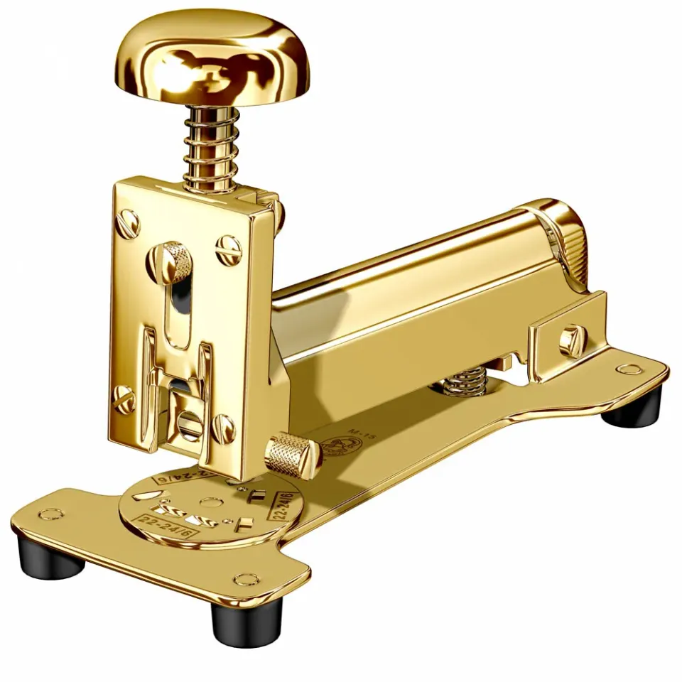 El Casco M-15 L häftapparat 23 kt guld