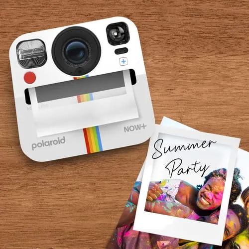 Mustard Polaroid hållare för klisterlappar retro