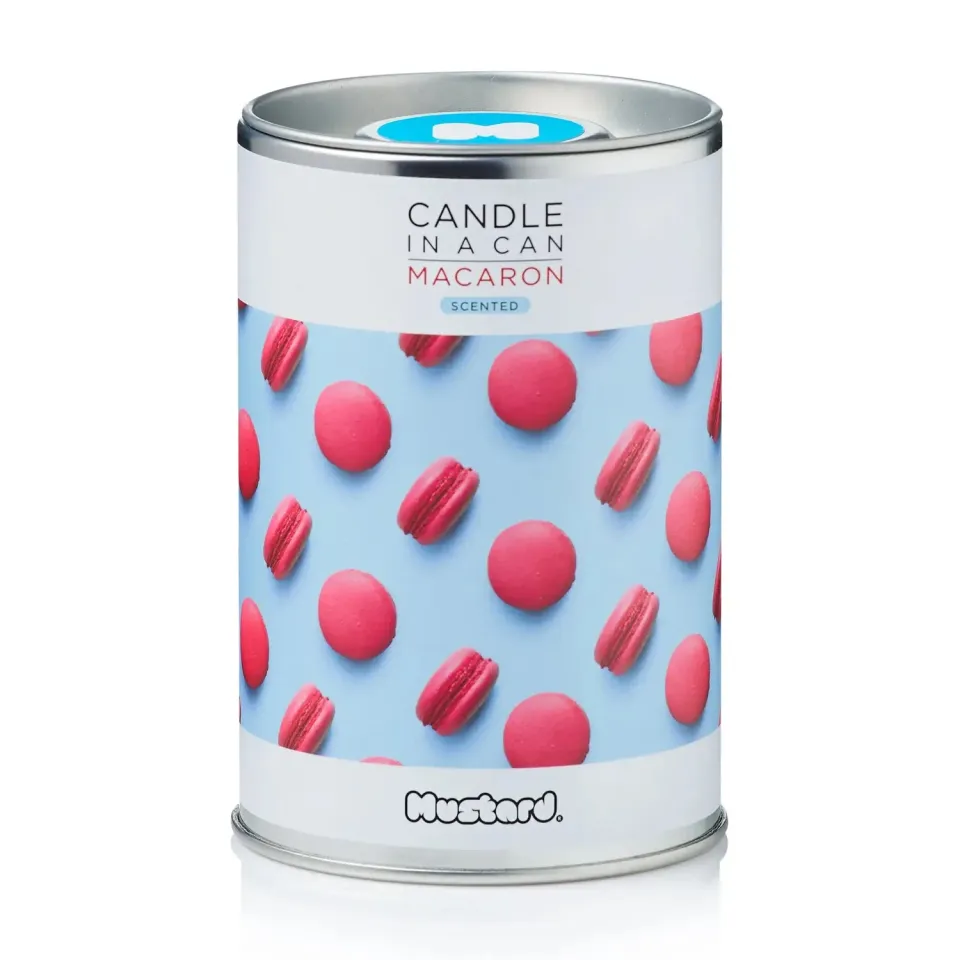 Mustard Candle in a Can doftljus macaron