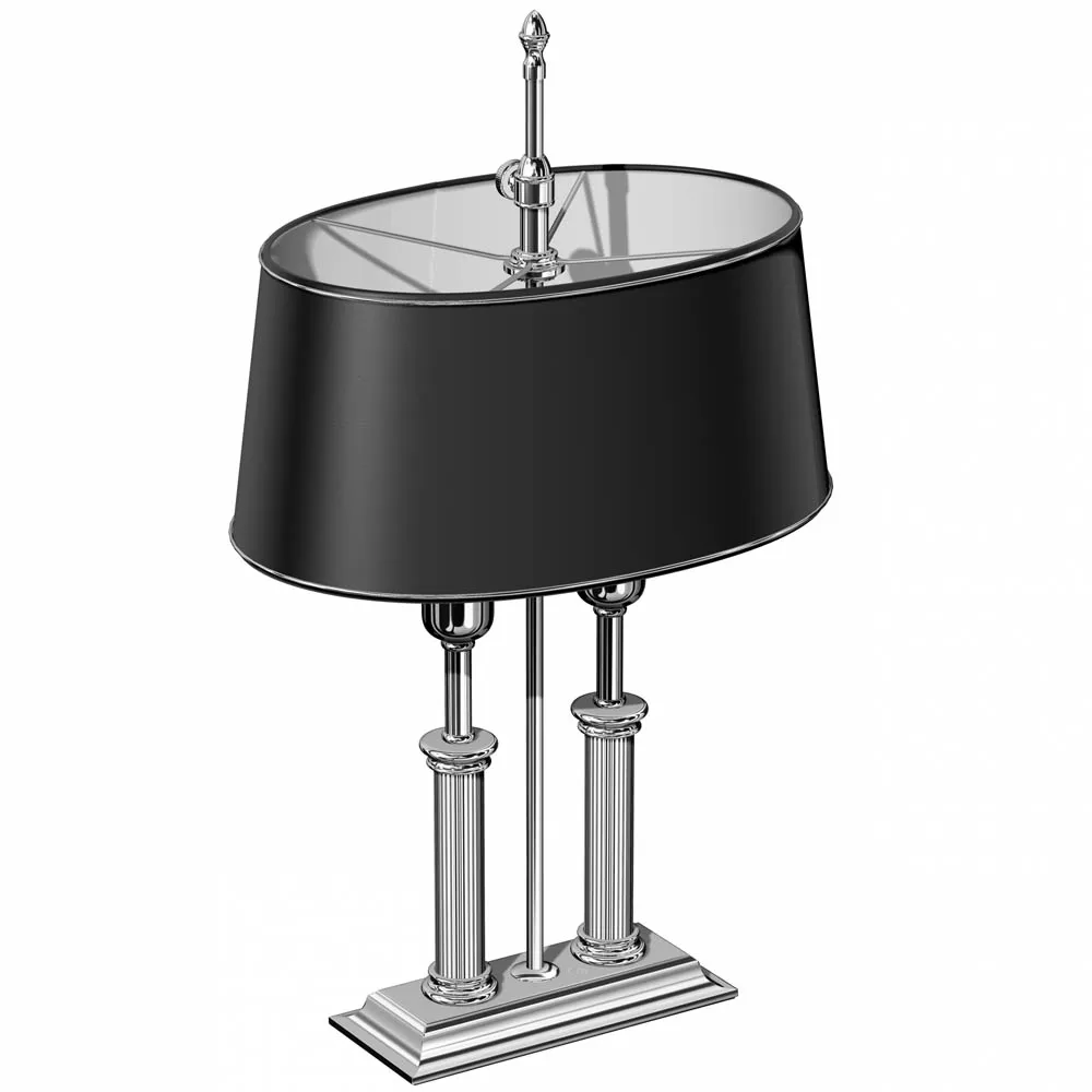 El Casco M-665 CT skrivbordslampa krom blank