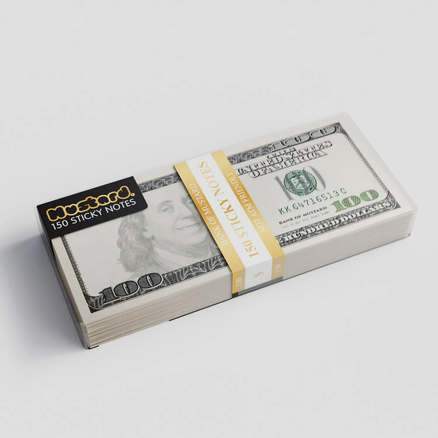 Mustard Cash sticky notes dollarsedlar