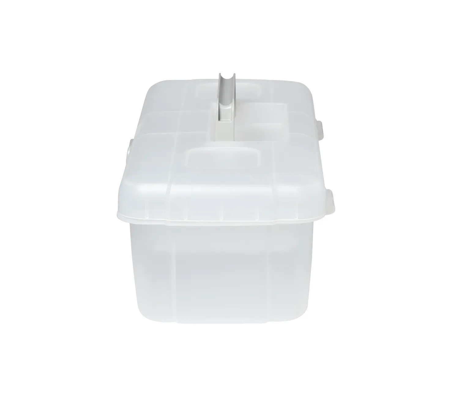 Deflecto Single Tray förvaringsbox transparent