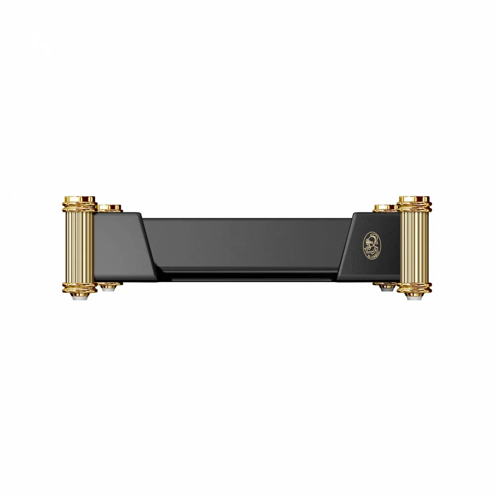 El Casco M-673 LN brevställ svart med 23 karat guld