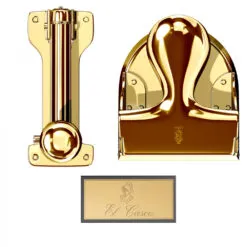 El Casco 8 L kontorsset häftapparat hålslag guld