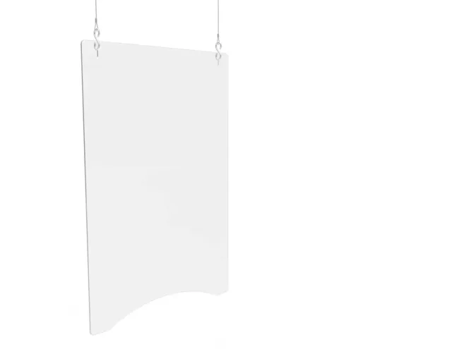 Deflecto hängande skyddsskärm stående 61x91 cm