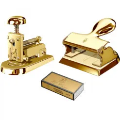 El Casco Gift Set 7 L häftapparat hålslag guld