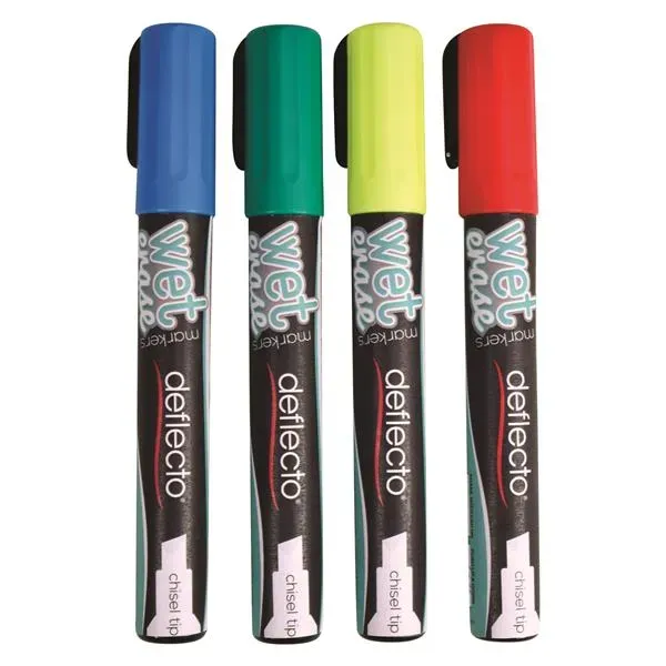Deflecto Wet-Erase Markers kritmarkör sned spets