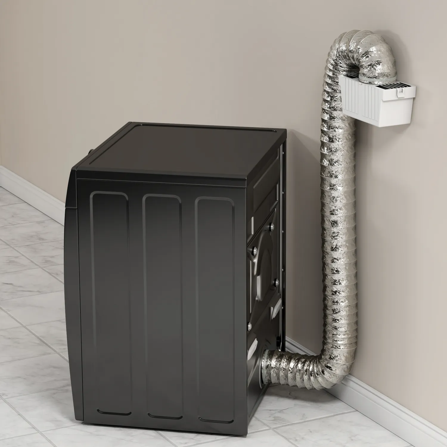 Deflecto Supurr-Flex Indoor Dryer Vent Lint Trap Kit torktumlarfilter inomhus