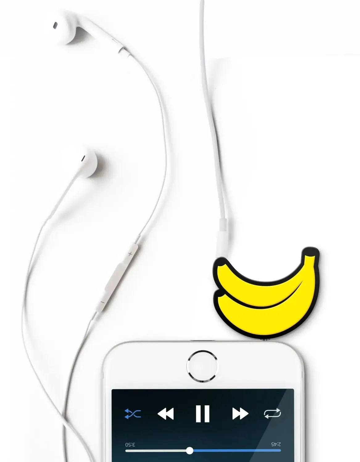 Mustard Banana Audio hörlurssplitter banan