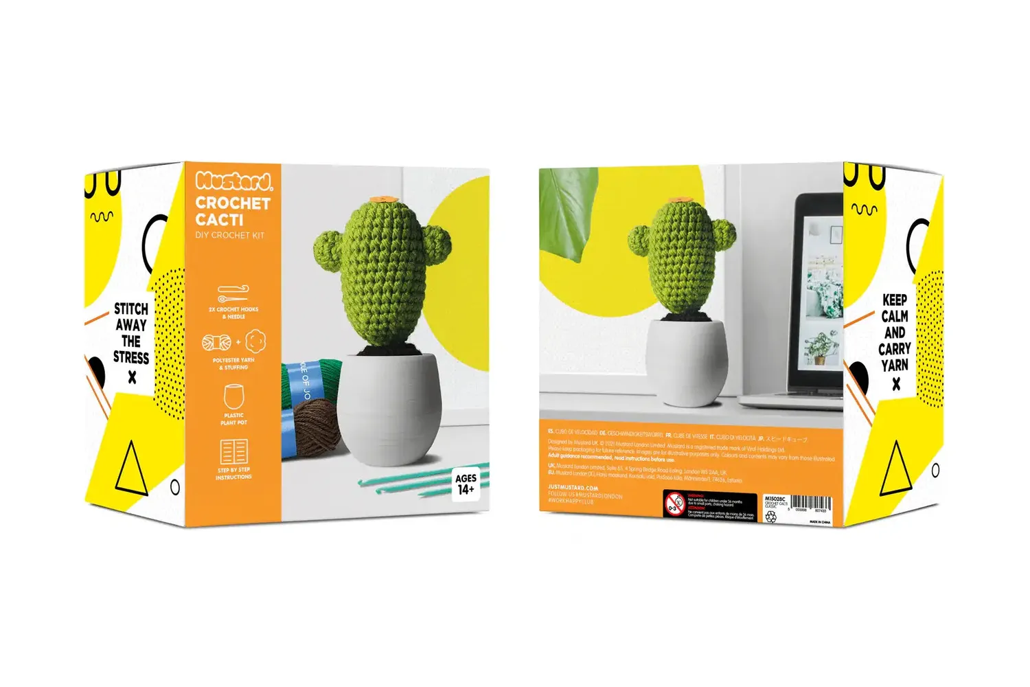 Mustard Discover Cactus Classic virkset kaktus